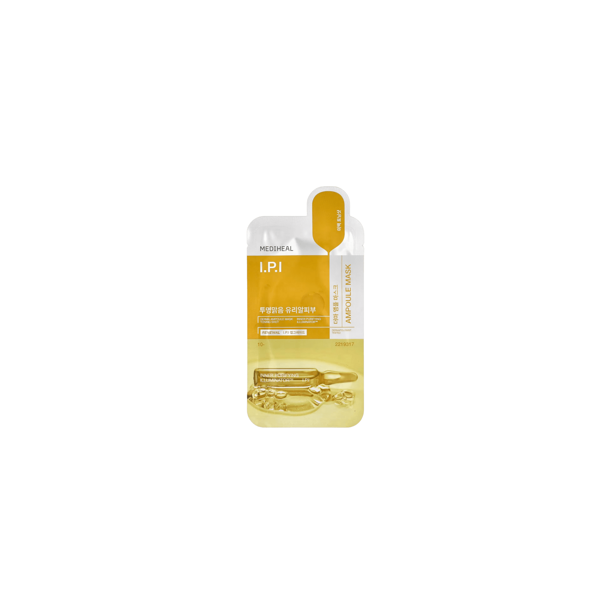 Mediheal - Derma Ampoule Sheet Mask IPI - Regenerująca Maska w Płachcie Wzmacniająca Barierę Skóry - 1szt - Ctrl+Glow