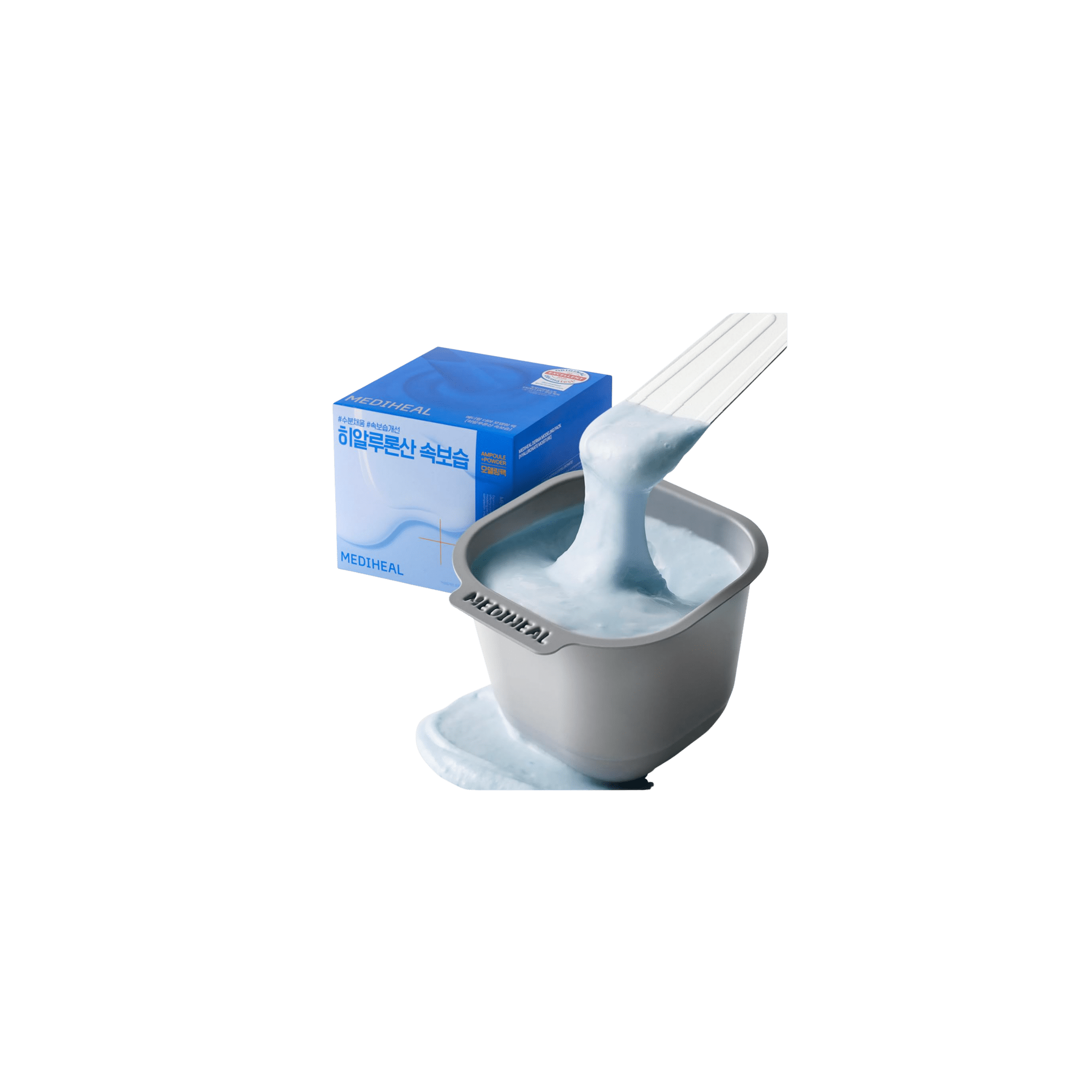 Mediheal - Derma Modeling Pack Hyaluronate - Maska Algowa z Kwasem Hialuronowym Nawilżająca - 28g - Ctrl+Glow