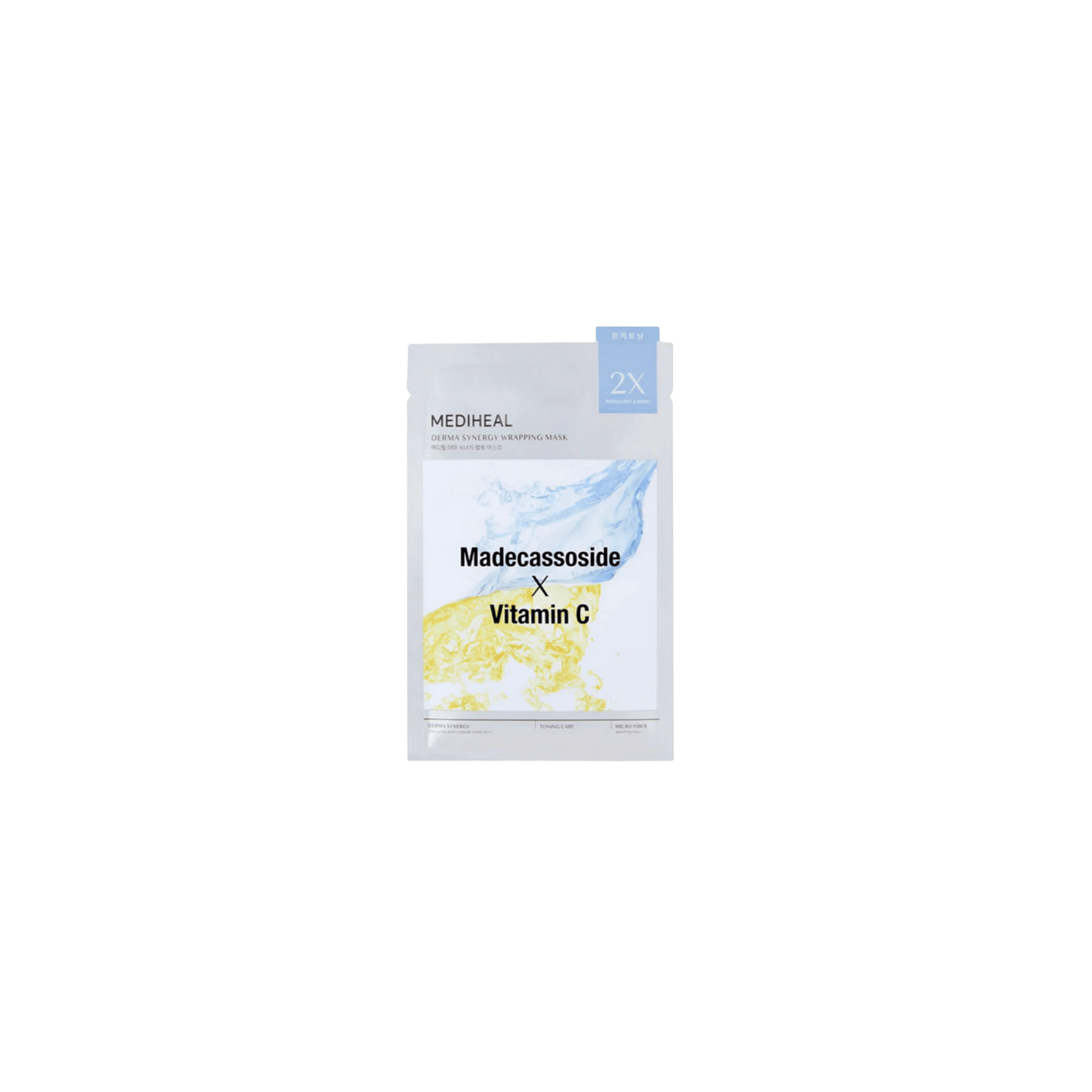Mediheal - Derma Synergy Madecassoside Vitamin Mask - Regenerująca Maska w Płachcie z Madecassoside i Witaminami - 1szt - Ctrl+Glow