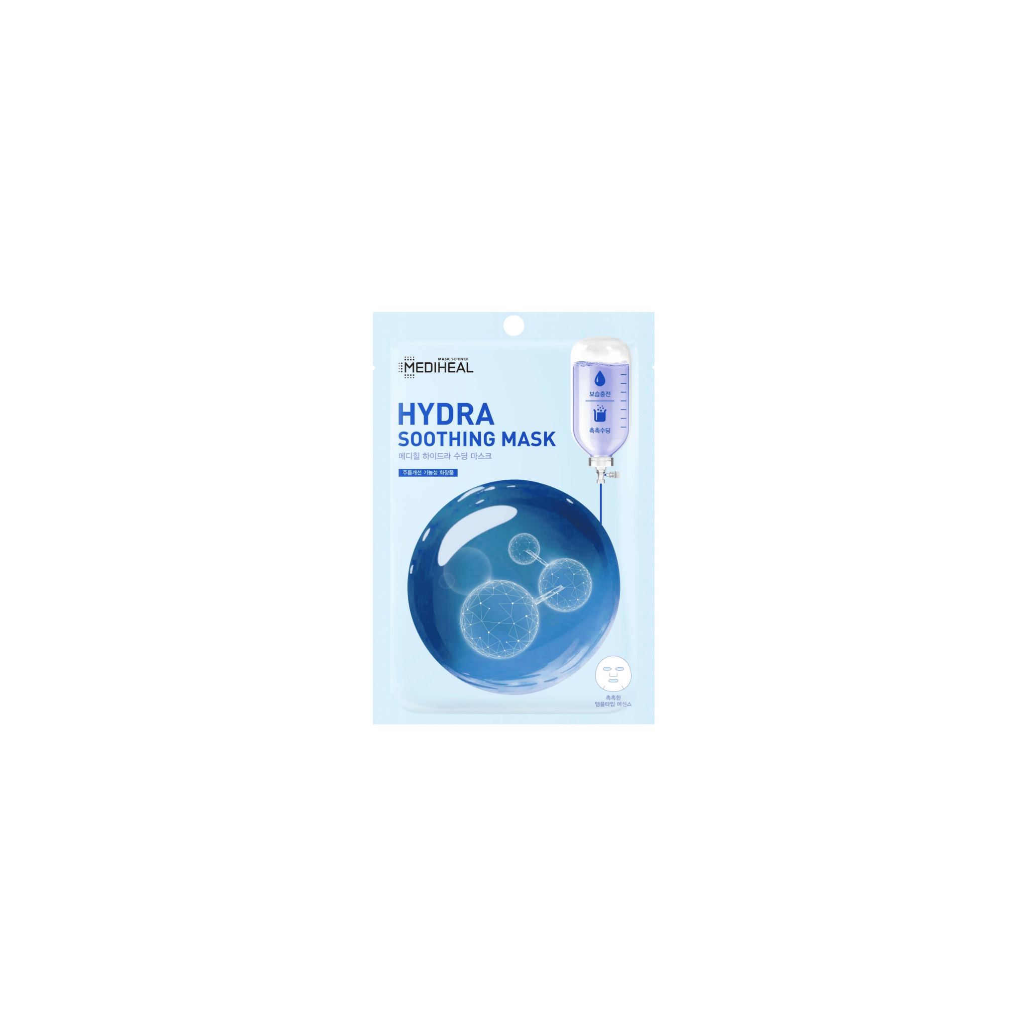 Mediheal - Hydra Soothing Mask - Nawilżająca Maska w Płachcie Łagodząca i Nawadniająca Skórę - 20ml - Ctrl+Glow