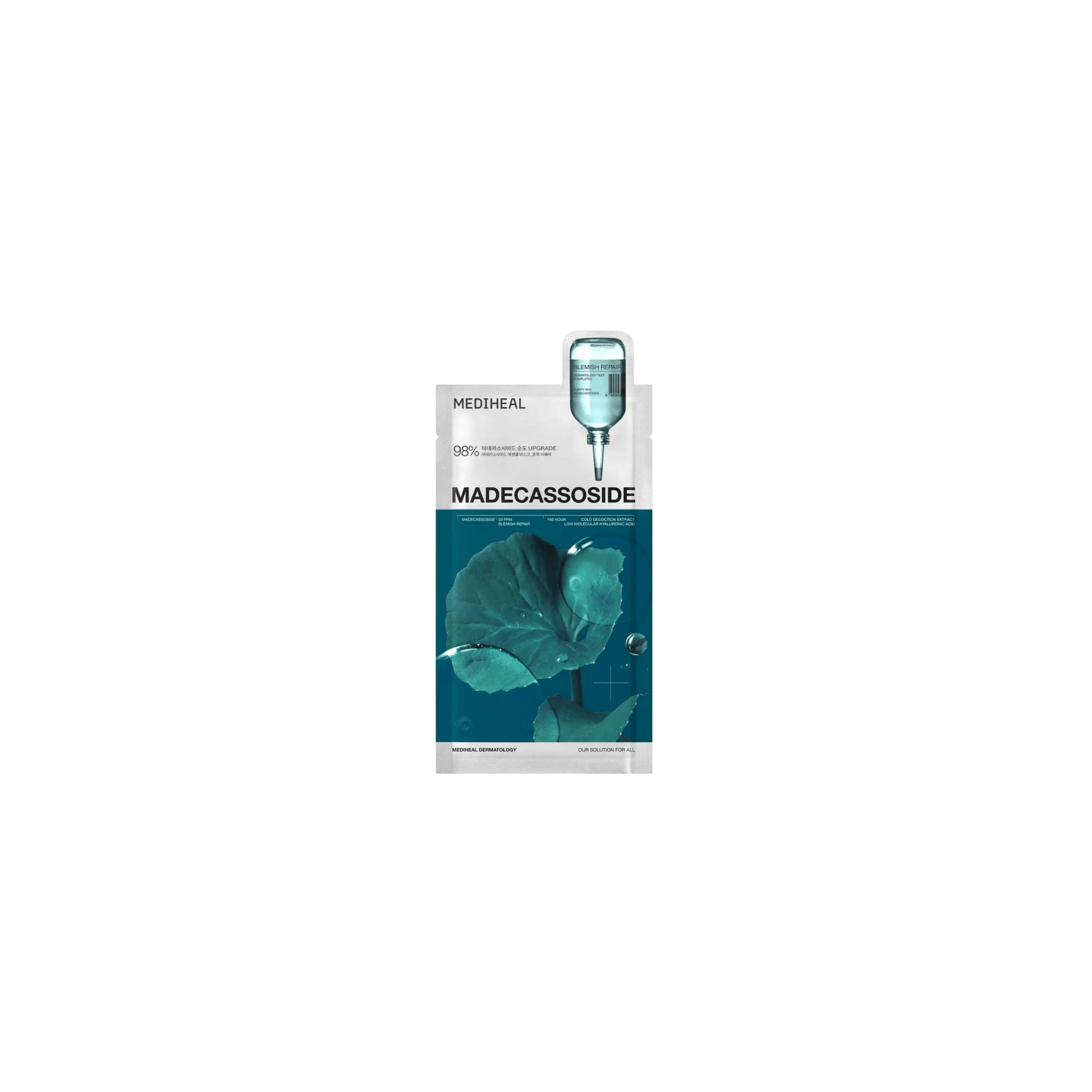 Mediheal - Madecassoside Essential Mask - Kojąca Maska w Płachcie z Madecassoside na Podrażnienia - 1szt - Ctrl+Glow