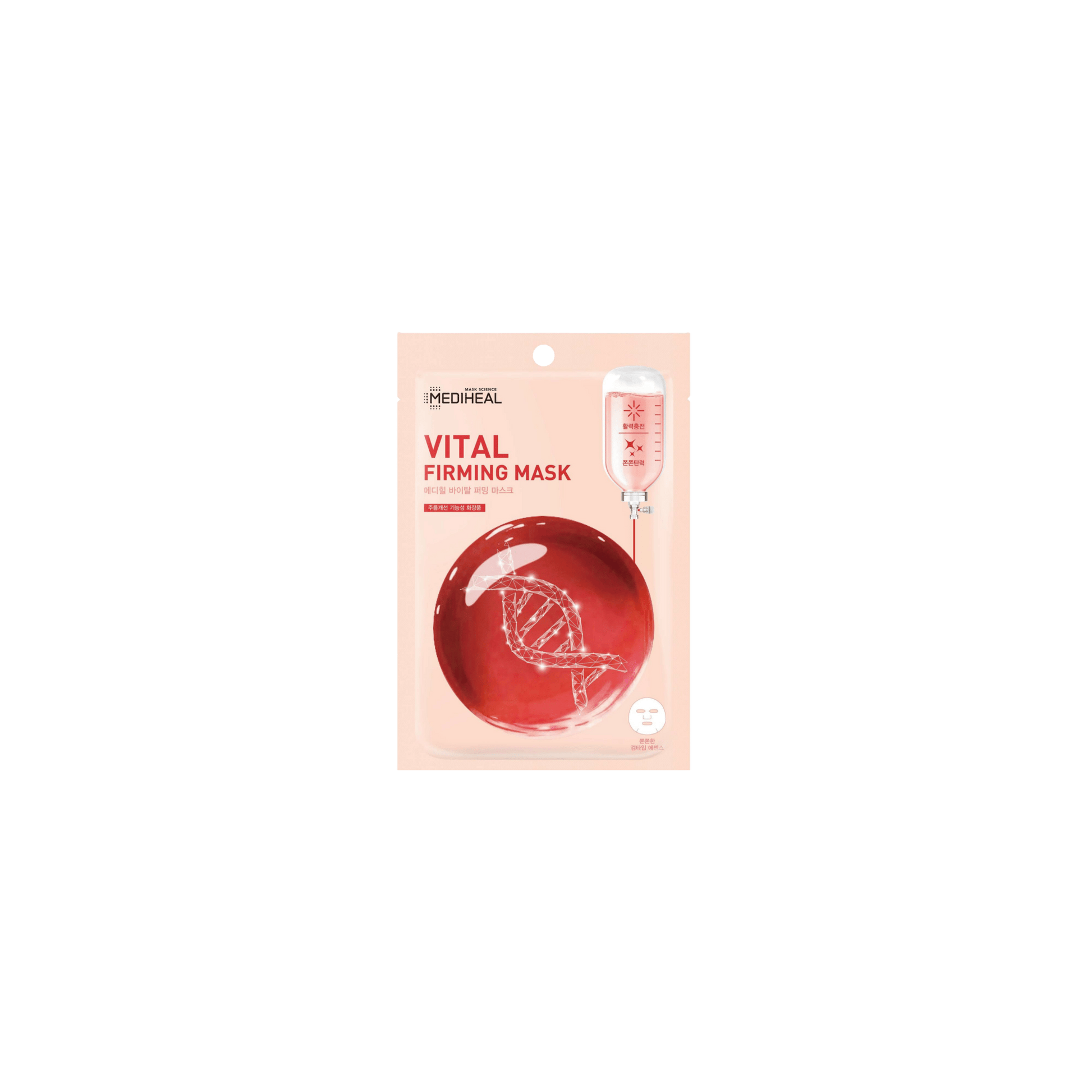 Mediheal - Vital Firming Mask - Ujędrniająca Maska w Płachcie Poprawiająca Elastyczność Skóry - 20ml - Ctrl+Glow
