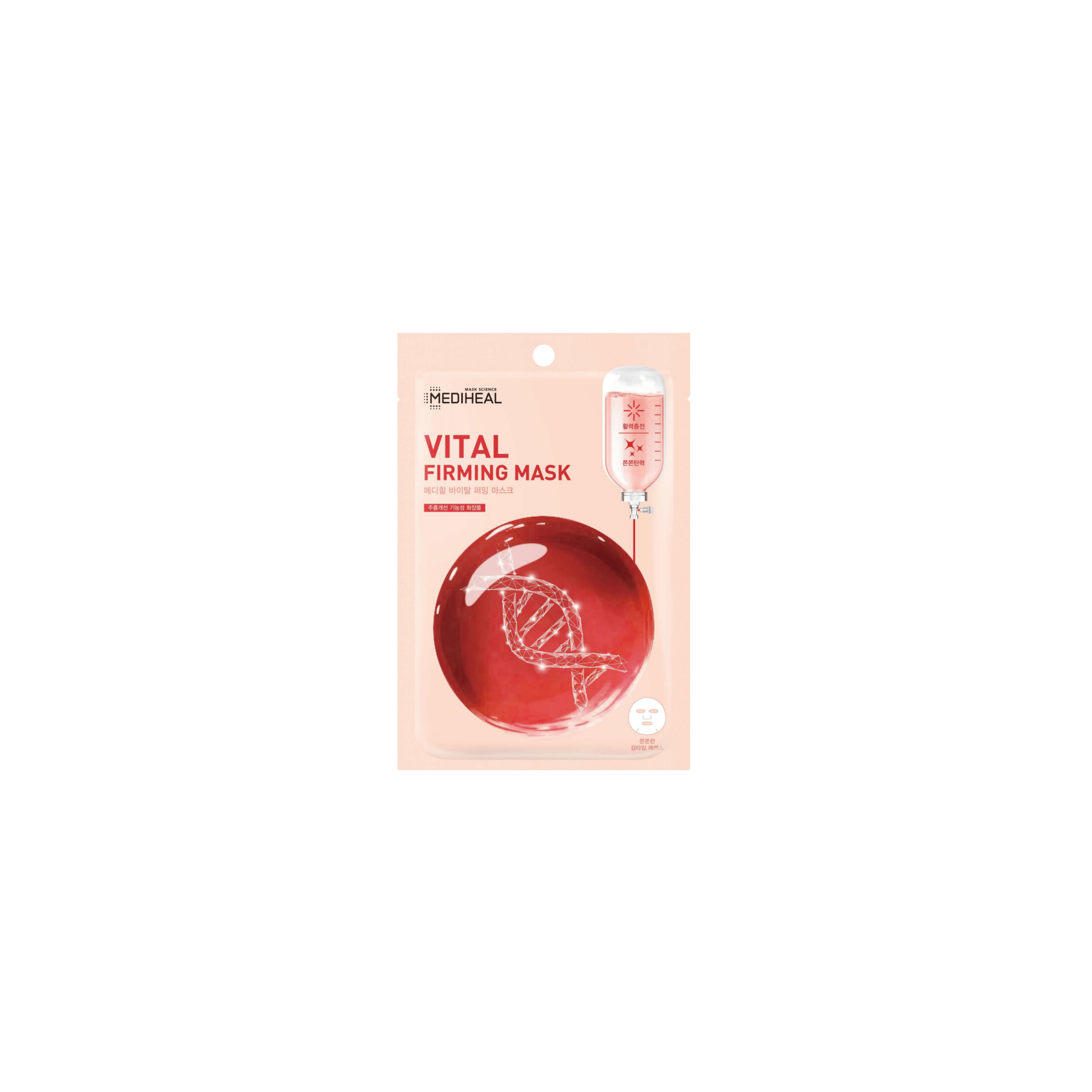 Mediheal - Vital Firming Mask - Ujędrniająca Maska w Płachcie Poprawiająca Elastyczność Skóry - 20ml - Ctrl+Glow