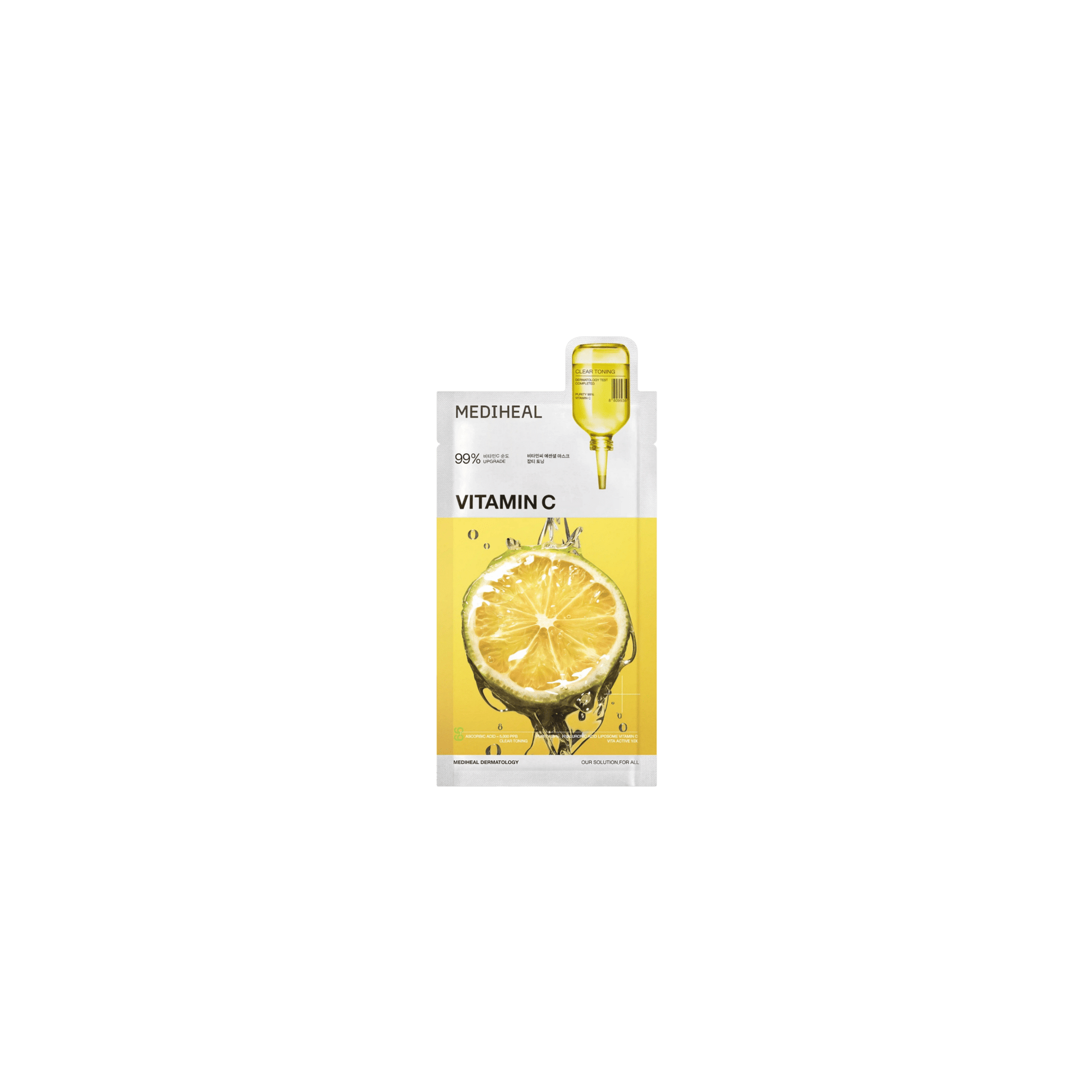 Mediheal - Vitamin C Essential Mask - Rozjaśniająca Maska w Płachcie z Witaminą C - 1szt - Ctrl+Glow