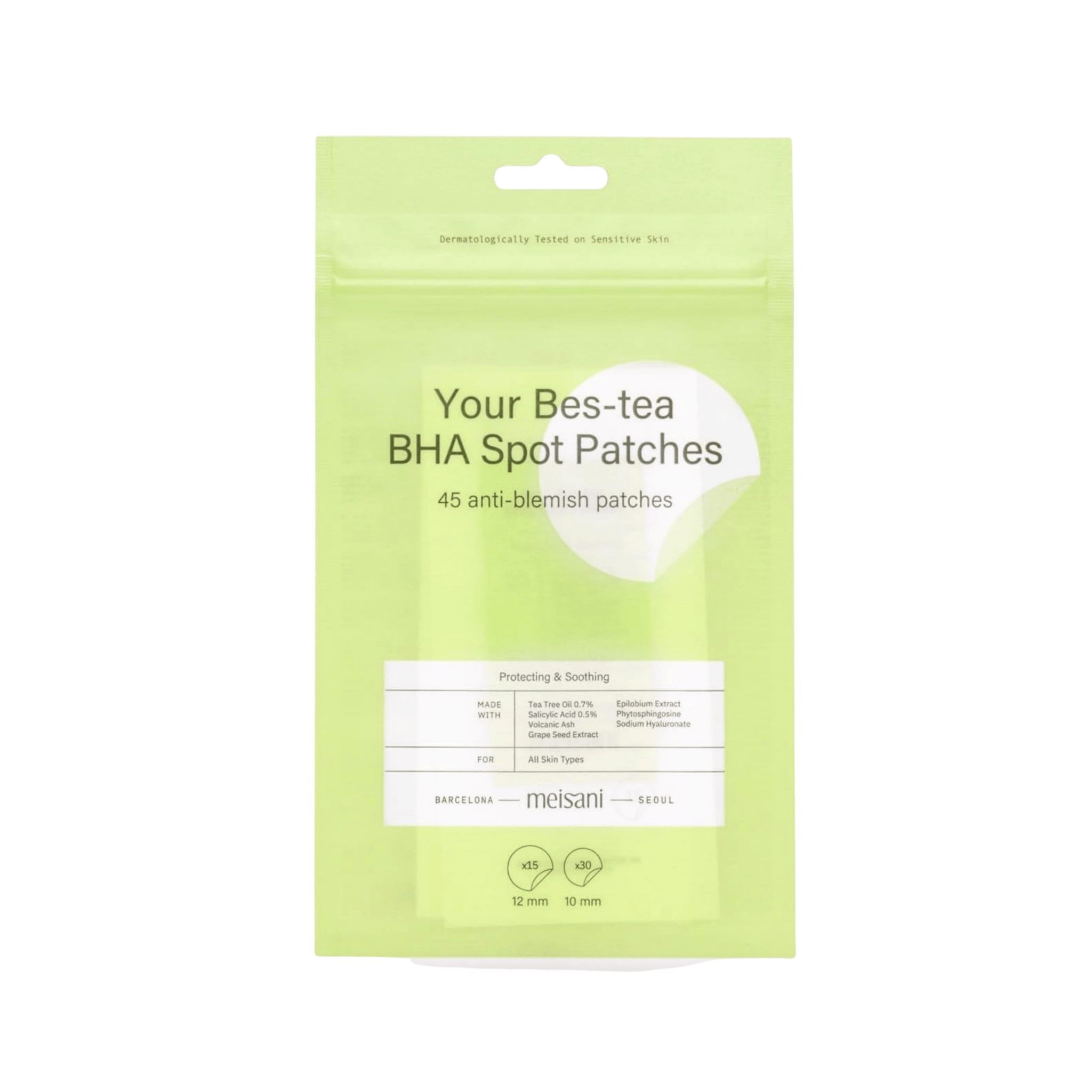 Meisani - Your Bes - Tea Sos Anti - Imperfections - Plasterki Na Niedoskonałości - 45szt - Ctrl+Glow