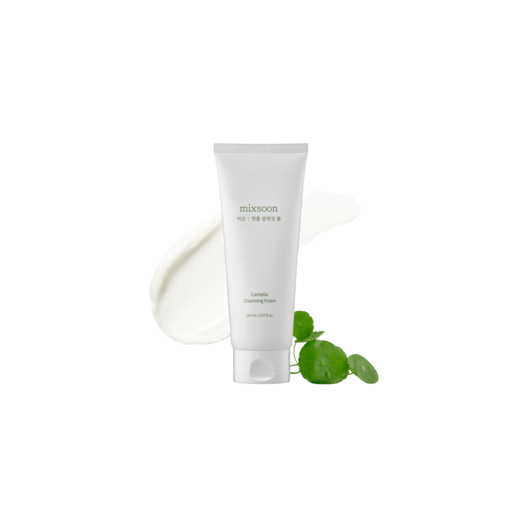 Mixsoon - Centella Cleansing Foam - Pianka do Oczyszczania Twarzy z Wąkrotą Azjatycką - 150ml - Ctrl+Glow