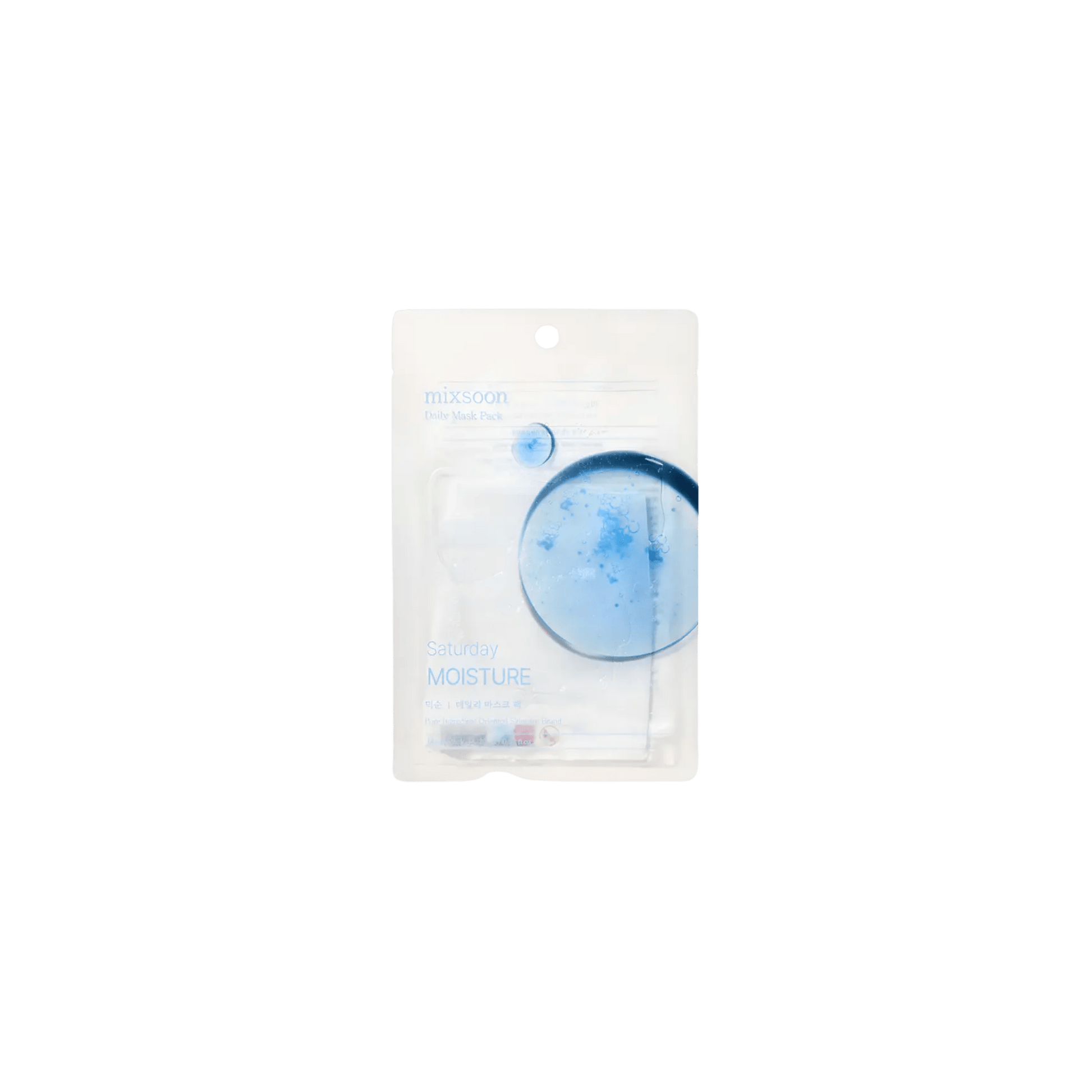 Mixsoon - Daily Mask Pack Saturday Moisture - Nawilżająca Maseczka w Płachcie - 1szt - Ctrl+Glow