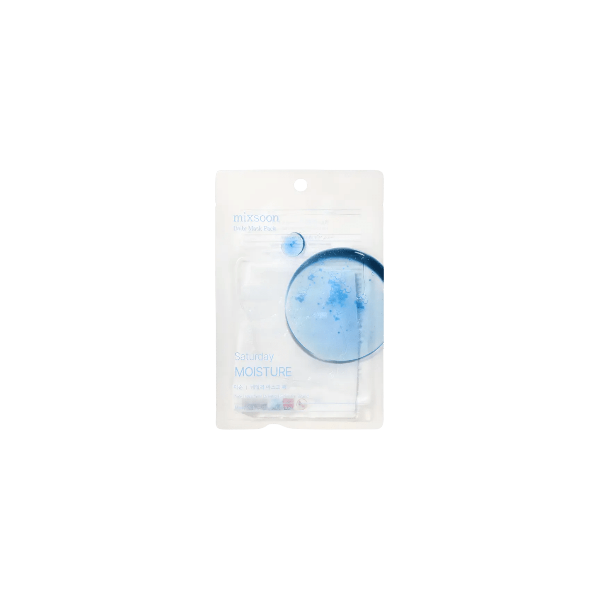 Mixsoon - Daily Mask Pack Saturday Moisture - Nawilżająca Maseczka w Płachcie - 1szt - Ctrl+Glow
