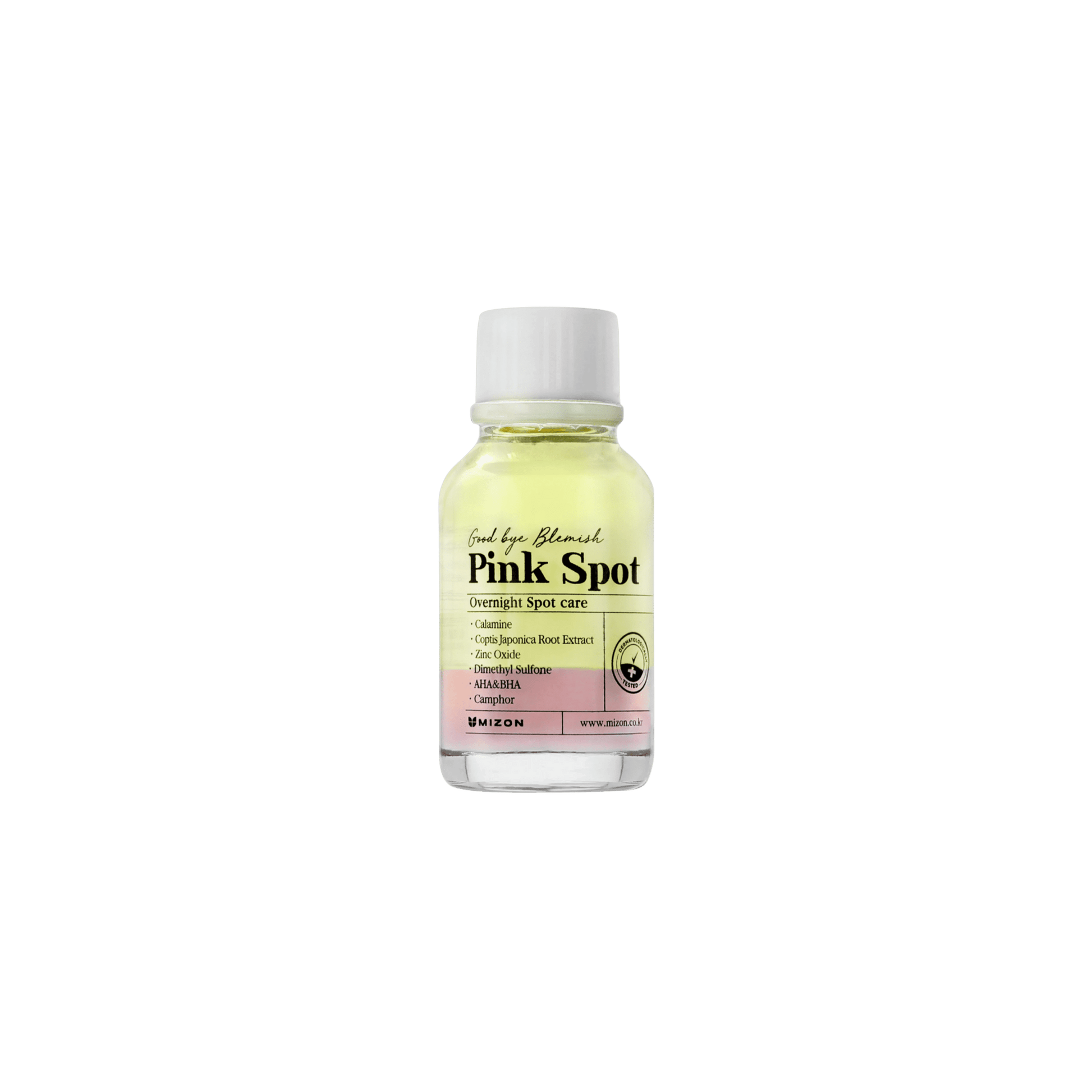 Mizon - Pink Spot Good Bye Blemish Overnight Spot Care - Serum Punktowe na Niedoskonałości - 19ml - Ctrl+Glow