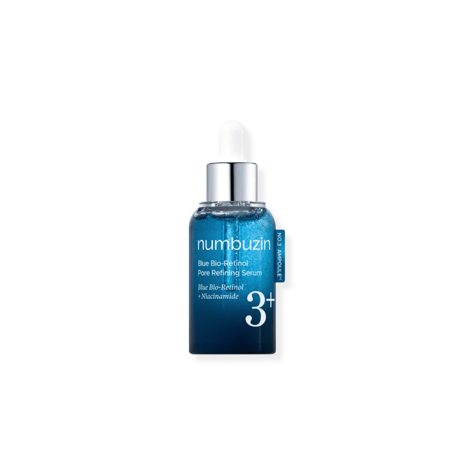 Numbuzin - No.3 Blue Bio - Retinol Pore Refining Serum - Serum Wygładzające Pory z Bio - Retinolem - 30ml - Ctrl+Glow