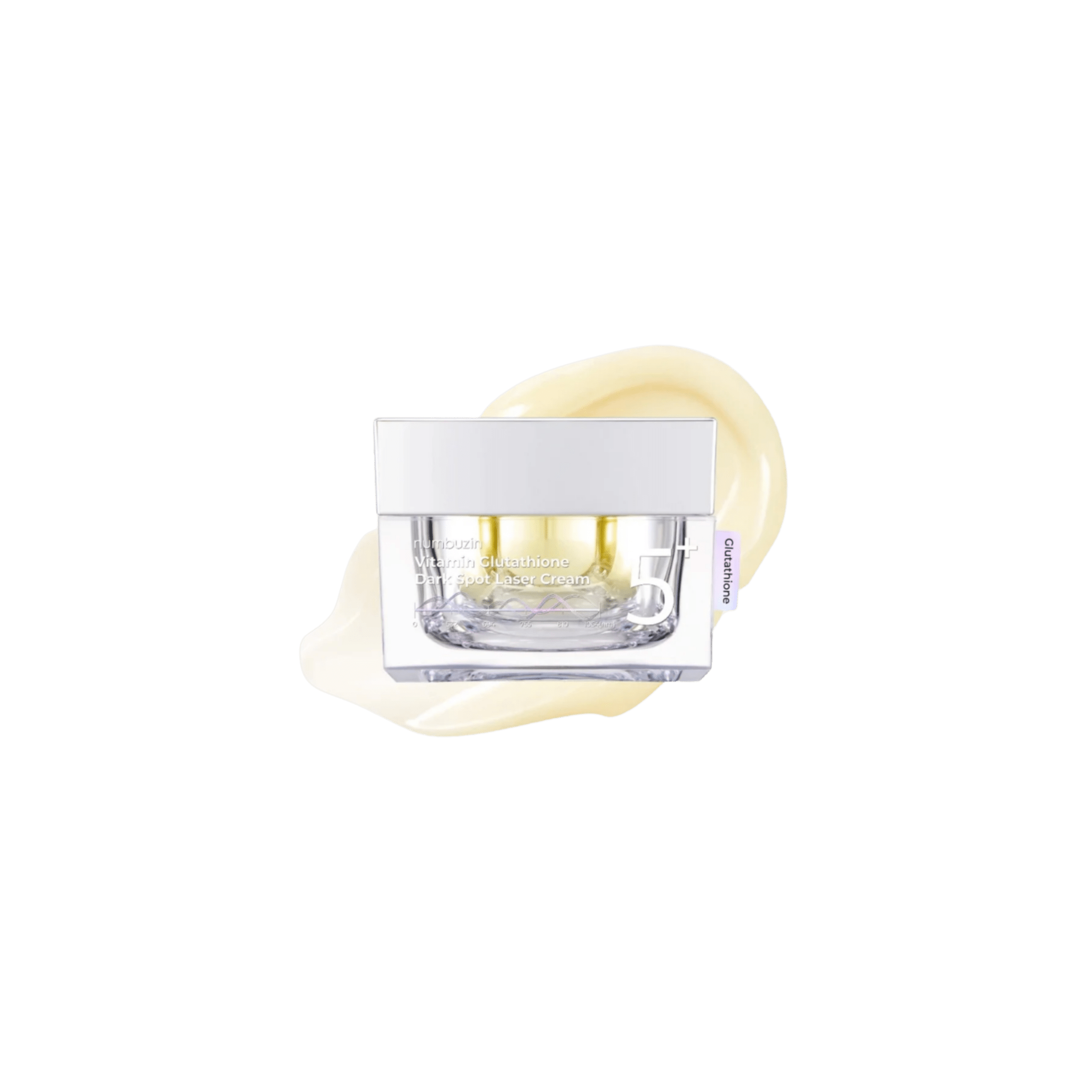 Numbuzin - No.5+ Vitamin Glutathione Dark Spot Laser Cream - Krem na Przebarwienia z Witaminami i Glutationem - 50ml - Ctrl+Glow