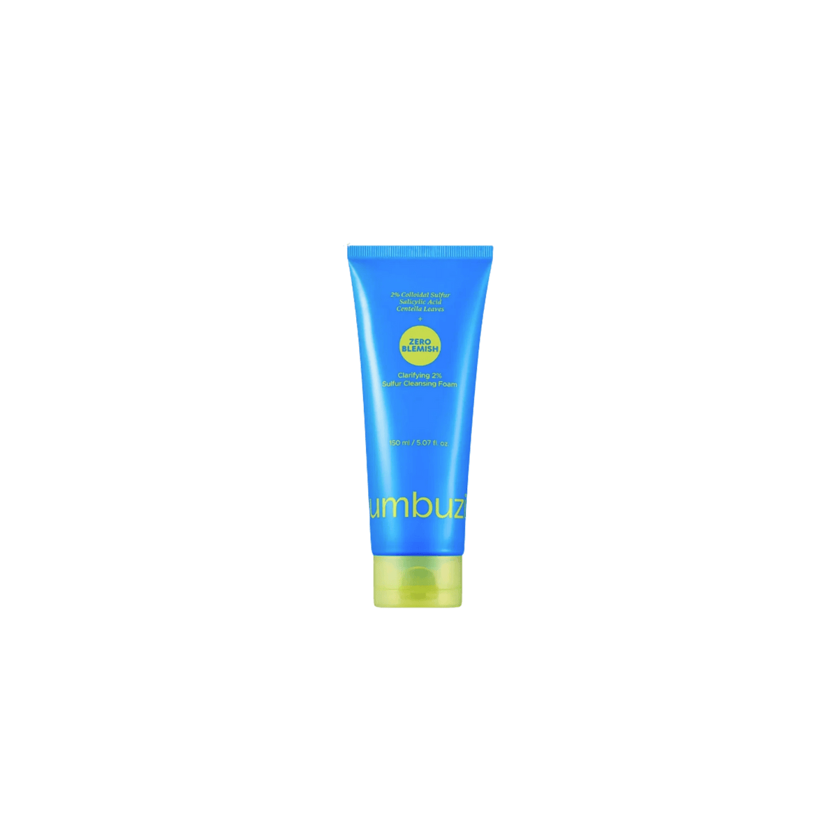 Numbuzin - Zero Blemish Clarifying 2% Sulfur Cleansing Foam - Oczyszczająca Pianka do Twarzy z 2% Siarką - 150ml - Ctrl+Glow