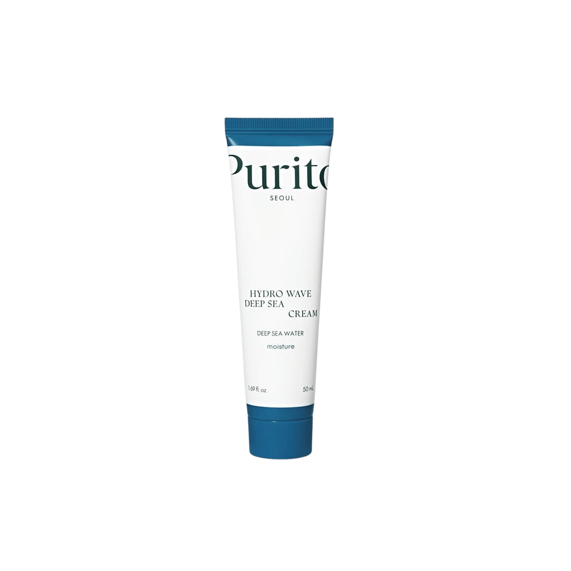 Purito Seoul - Hydro Wave Deep Sea Cream - Głęboko Nawilżający Krem na Bazie Wody Morskiej - 50ml - Ctrl+Glow