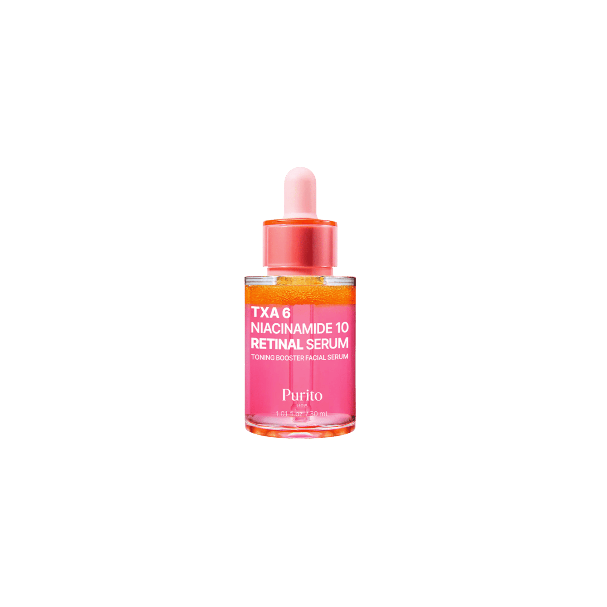 Purito Seoul - Txa 6 Niacinamide 10 Retinal Serum - Serum do Twarzy z Retinolem, Niacynamidem i Kwasem Traneksamowym - 30ml - Ctrl+Glow