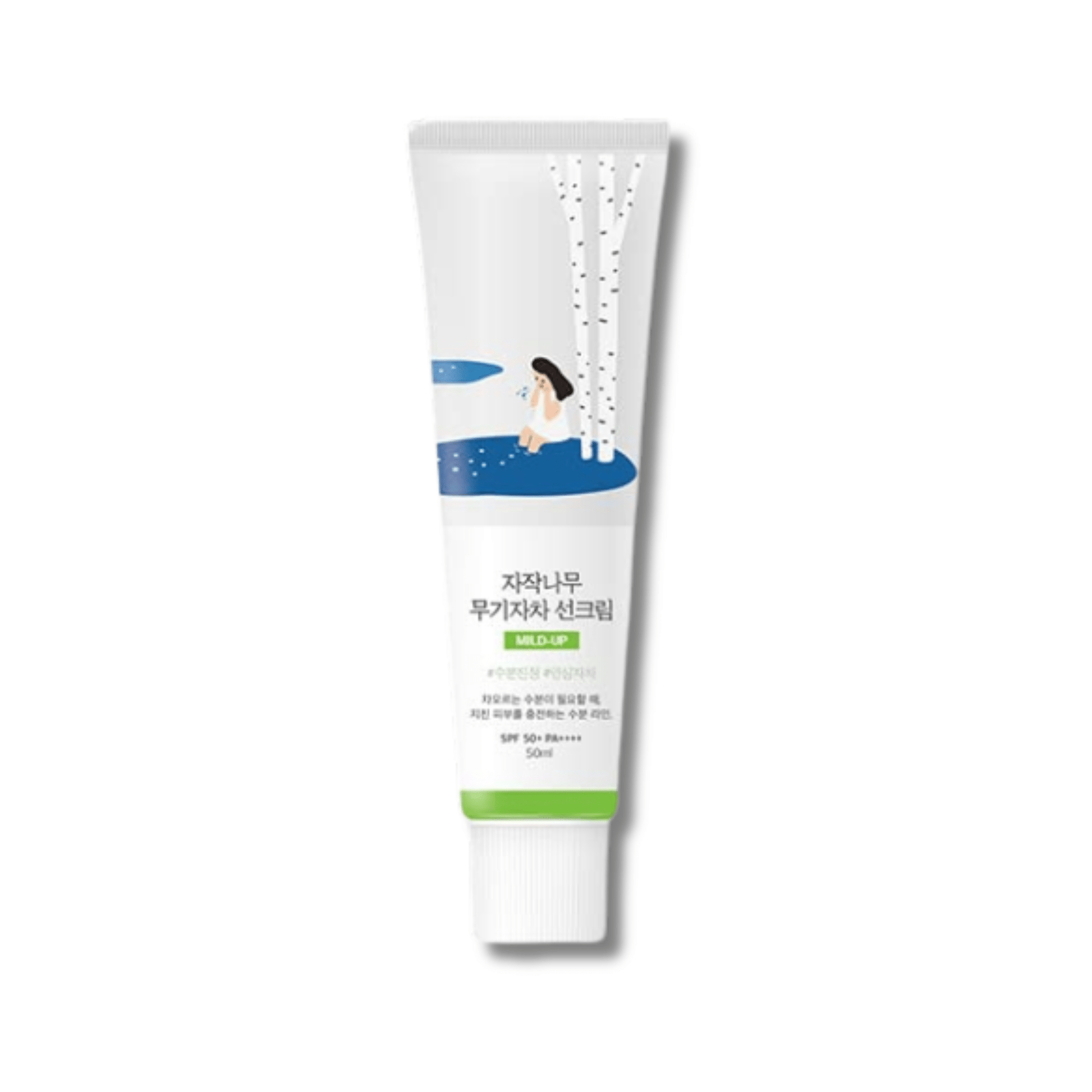 Round Lab - Moisture Mild-Up Sunscreen - Krem Ochronny z Filtrem SPF50 - 50ml