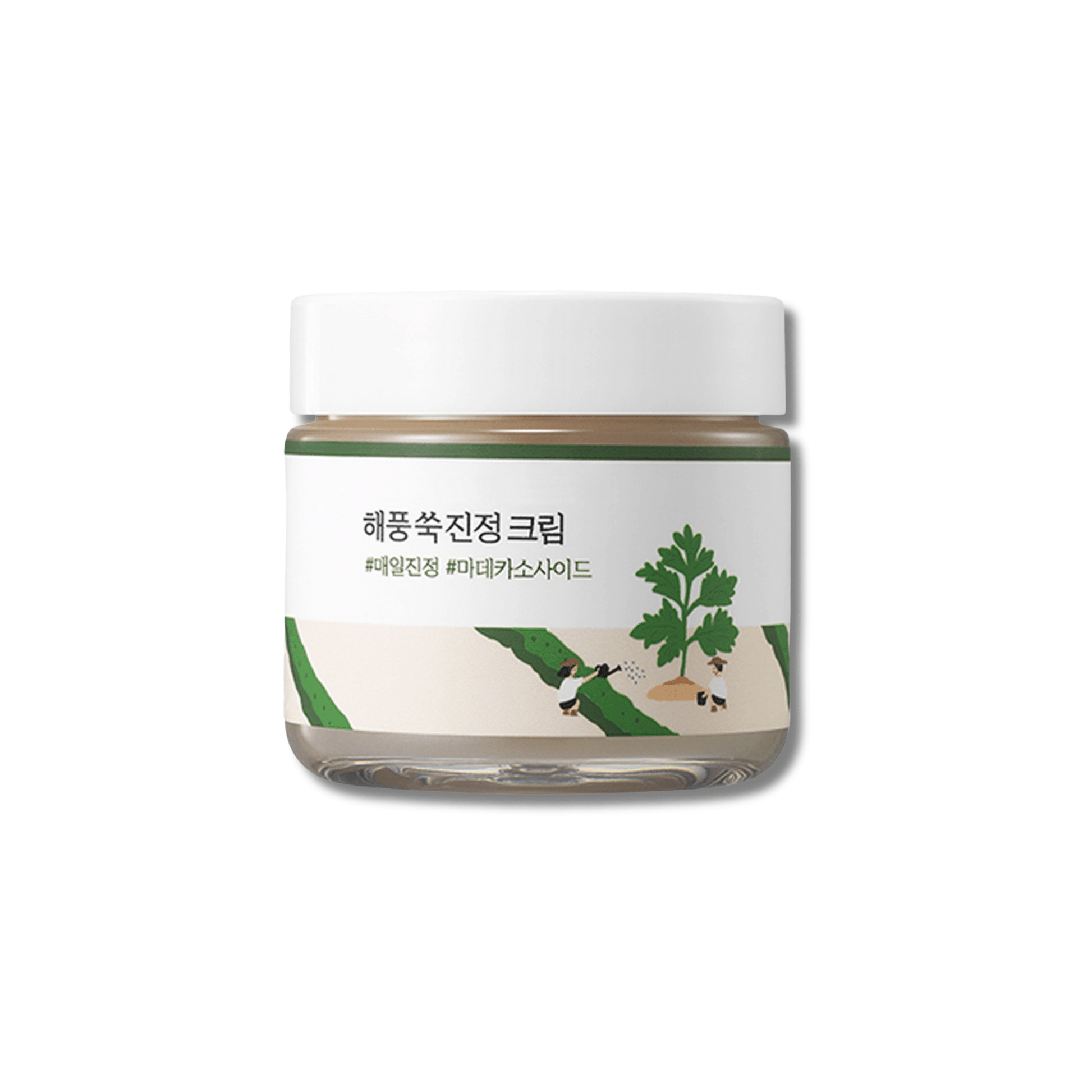 Round Lab - Mugwort Calming Cream - Odżywczy Krem do Twarzy - 80ml - Ctrl+Glow