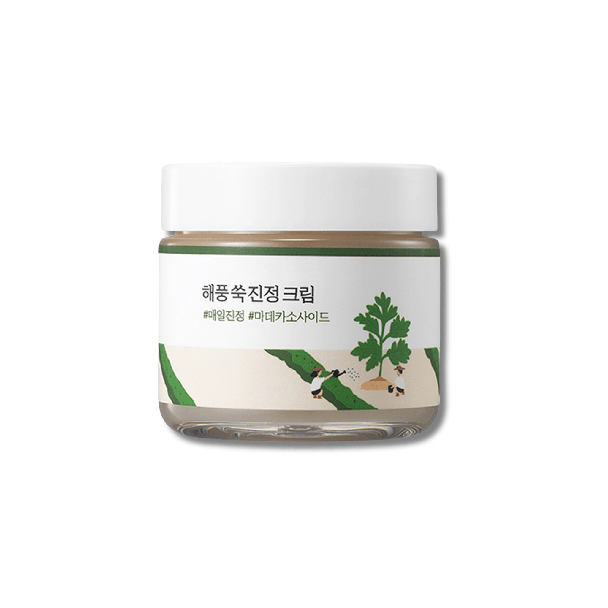 Round Lab - Mugwort Calming Cream - Odżywczy Krem do Twarzy - 80ml - Ctrl+Glow