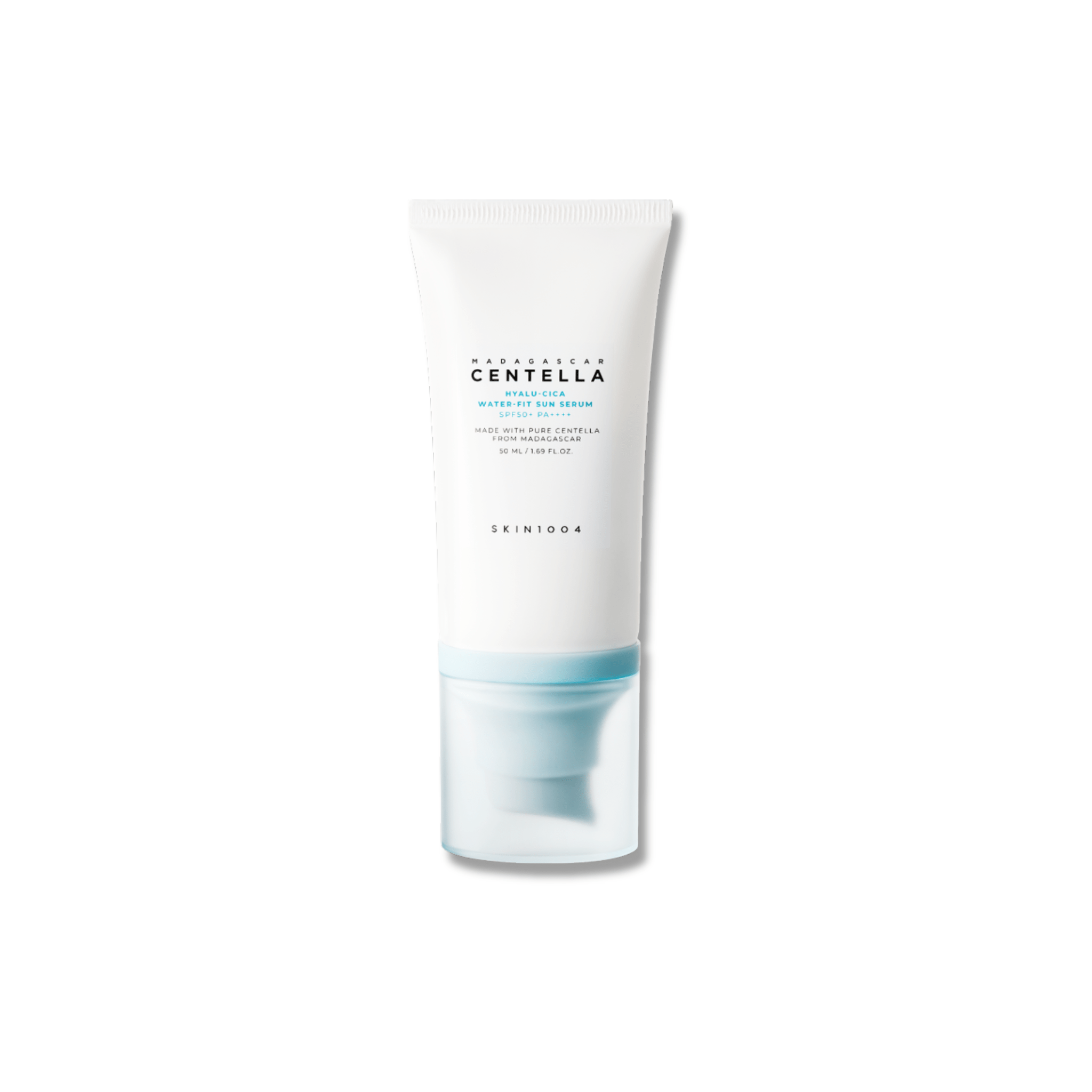 SKIN1004 - Madagascar Centella Hyalu - Cica Water - Fit Sun Serum SPF50+ PA++++ - Nawilżający Krem Przeciwsłoneczny - 50ml - Ctrl+Glow