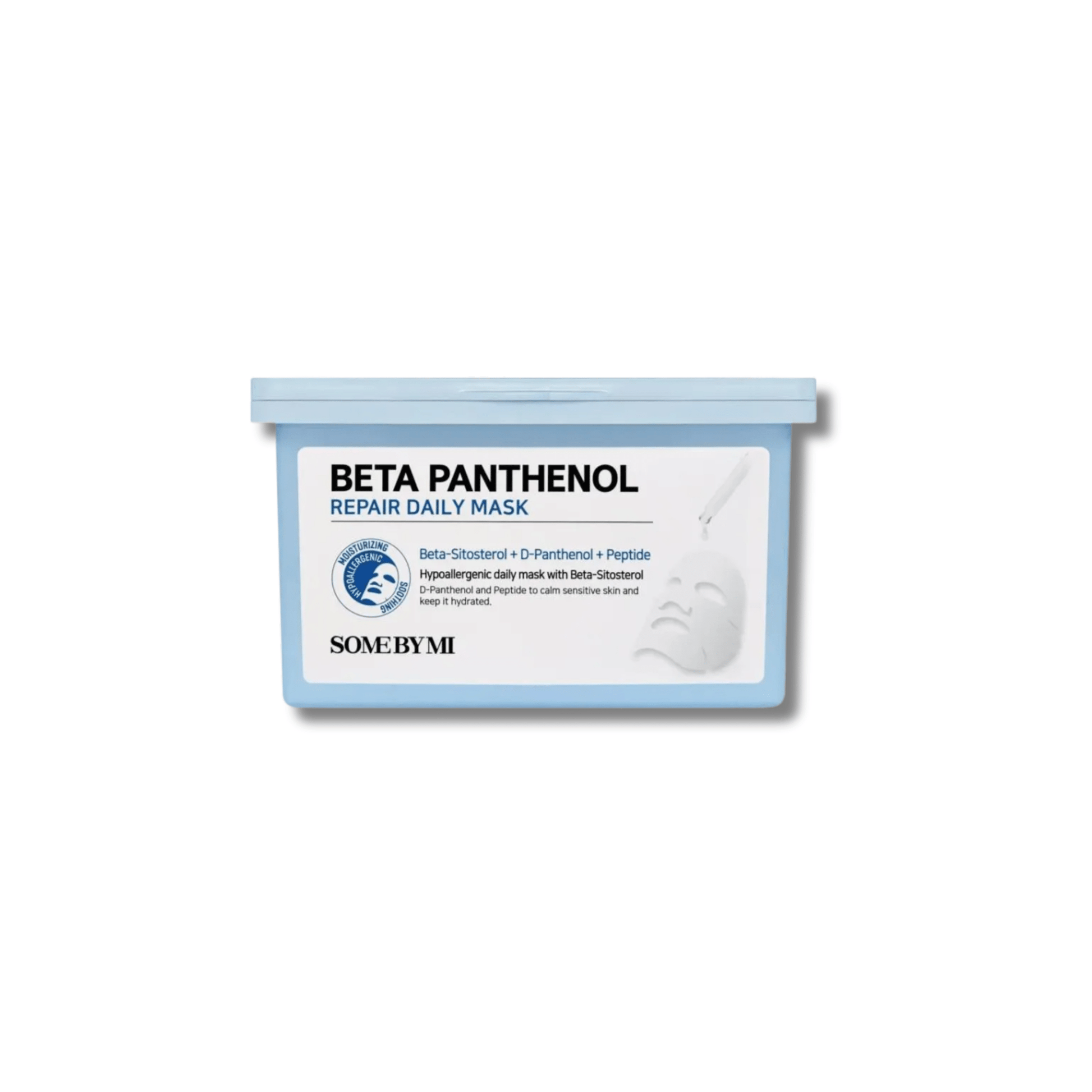 Some By Mi - Beta Panthenol Repair Daily Mask - Zestaw Łagodzących Masek w Płachcie - 30szt - Ctrl+Glow