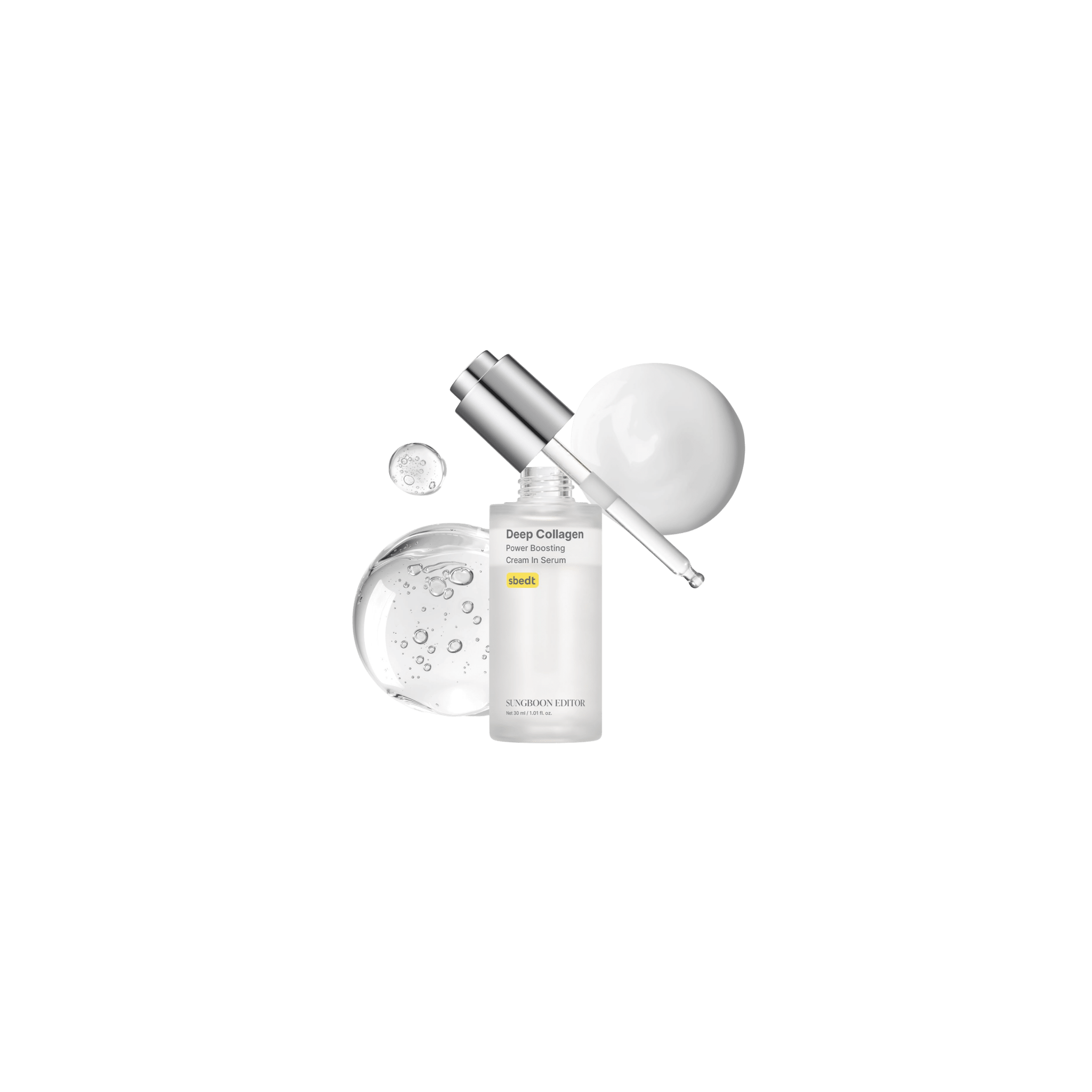 Sungboon Editor - Deep Collagen Cream In Serum - Przeciwzmarszczkowe Serum do Twarzy z Kolagenem - 30ml - Ctrl+Glow