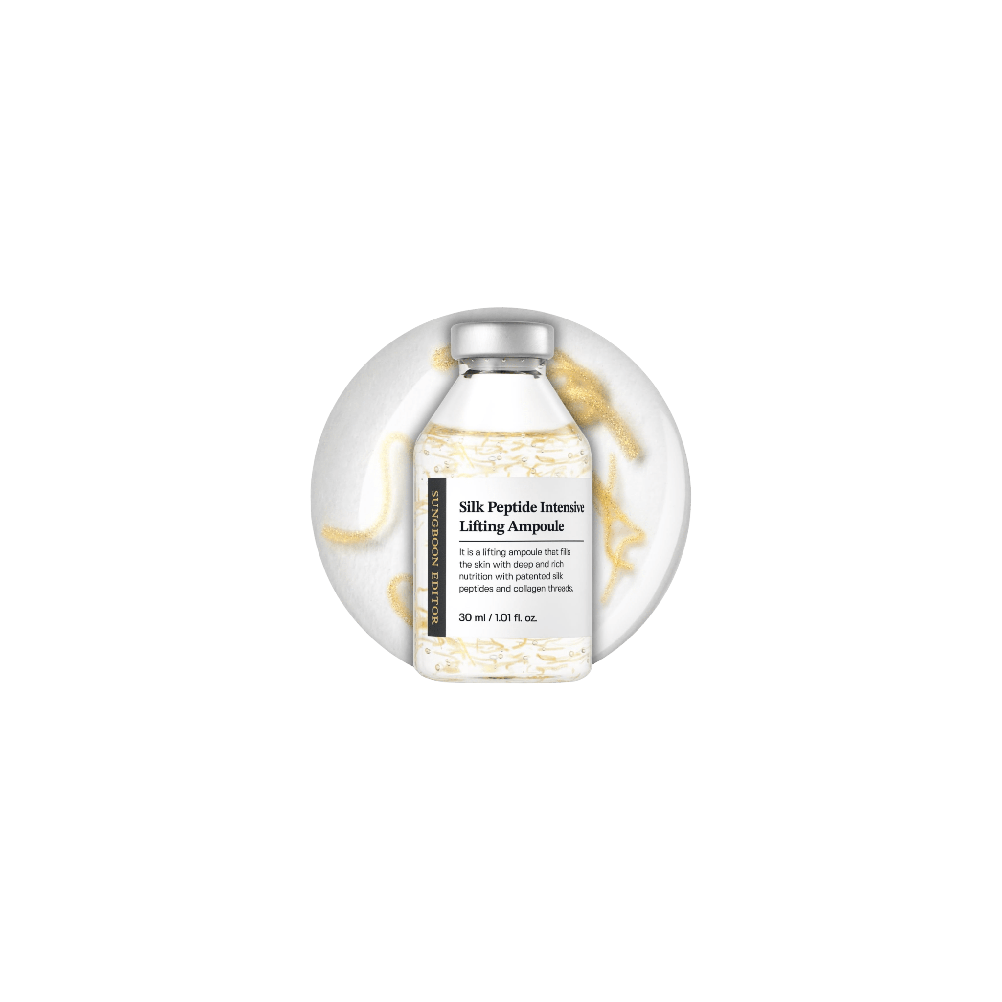 Sungboon Editor - Silk Peptide Intensive Lifting Ampoule - Liftingująca Ampułka do Twarzy z Peptydami - 35ml - Ctrl+Glow