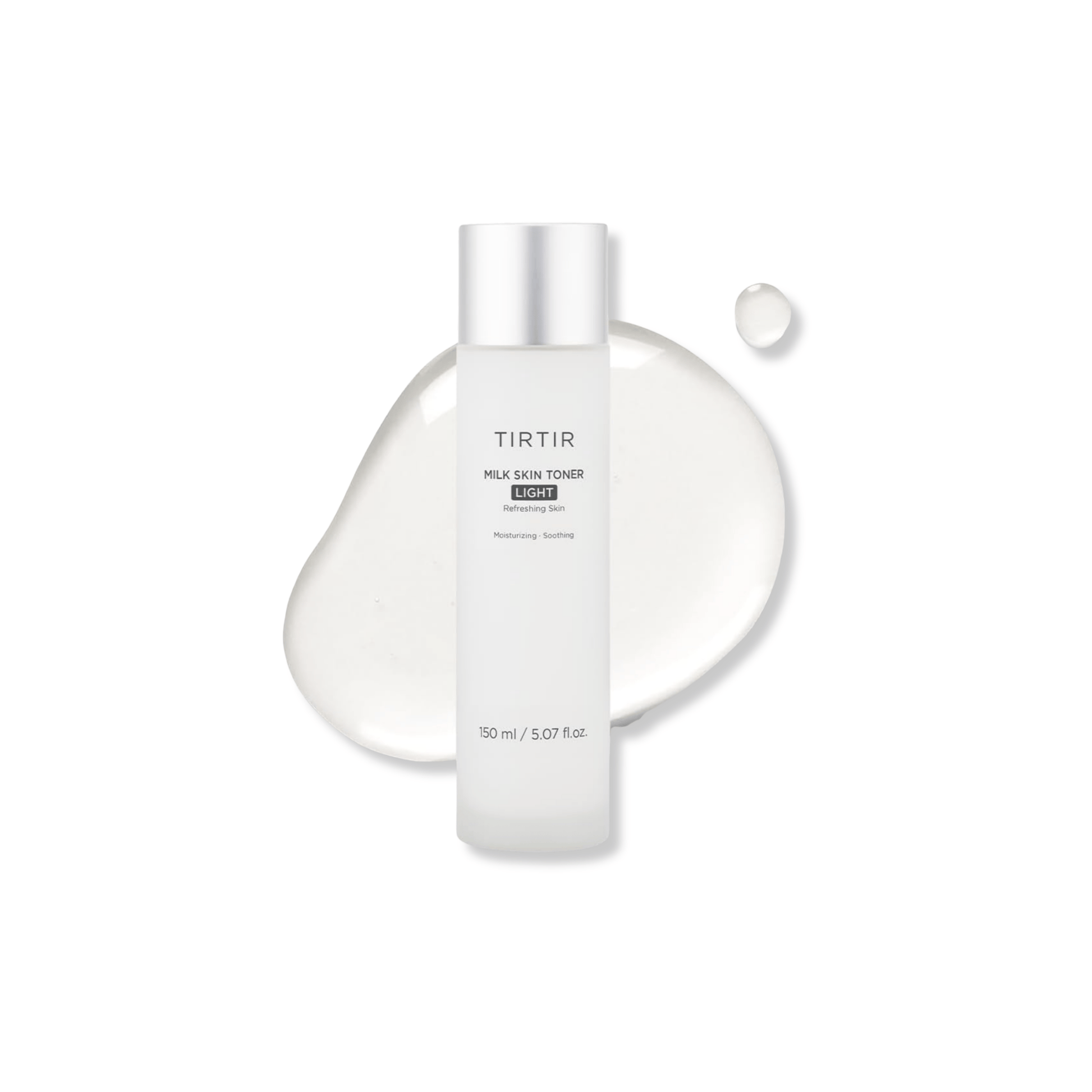 TIRTIR - Milk Skin Toner Light - Lekki Tonik Nawilżający z Ekstraktem z Ryżu - 150ml - Ctrl+Glow