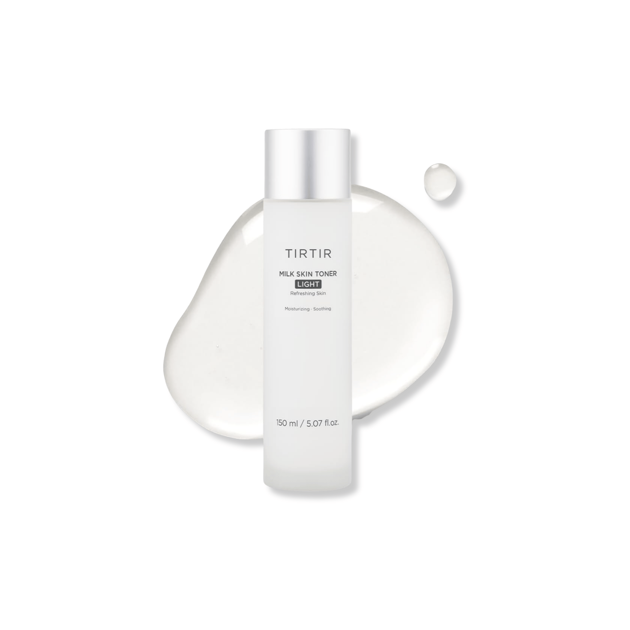 TIRTIR - Milk Skin Toner Light - Lekki Tonik Nawilżający z Ekstraktem z Ryżu - 150ml - Ctrl+Glow