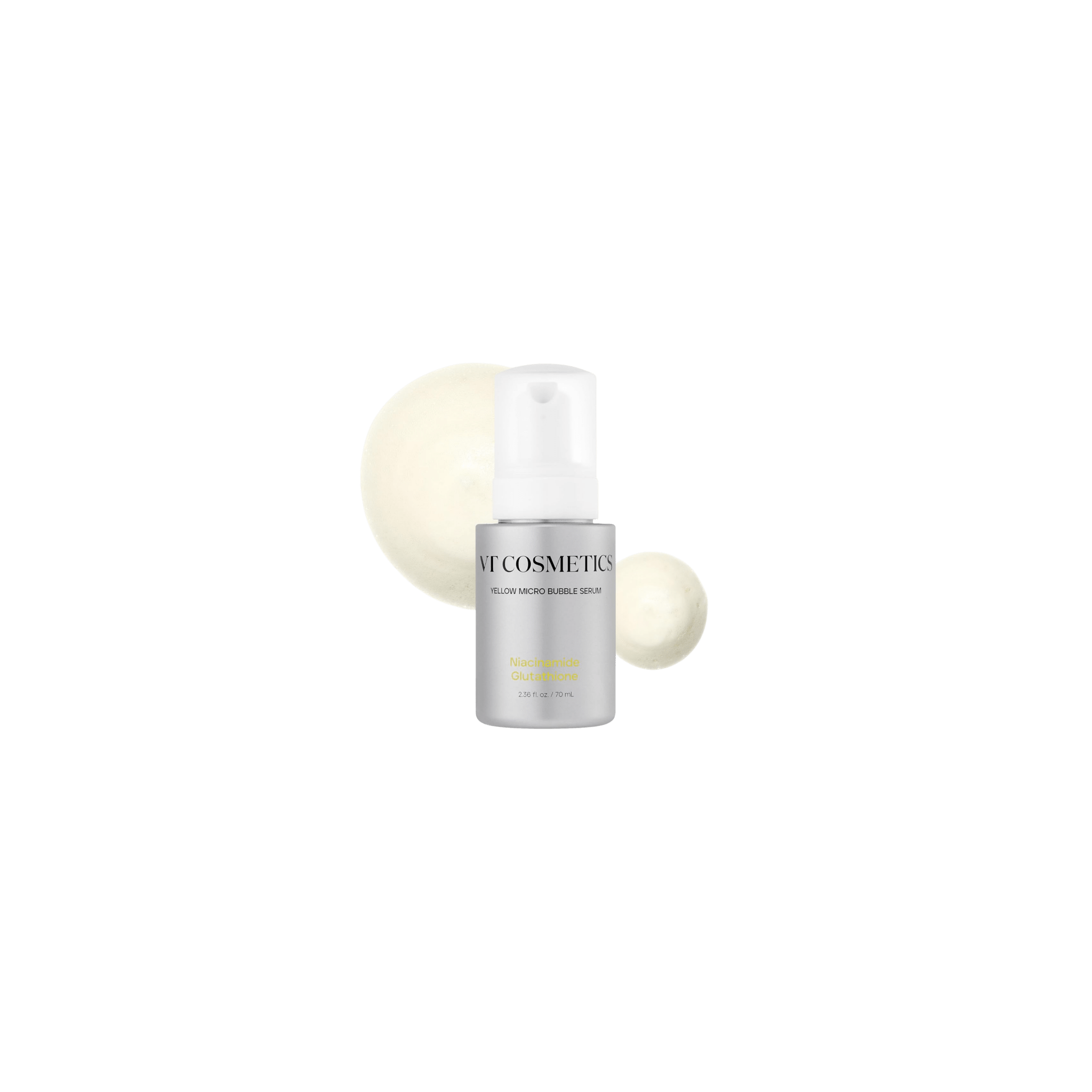 VT Cosmetics - Bubble Serum Niacinamide Glutathione - Rozjaśniające Serum do Twarzy z Niacynamidem i Glutationem - 70ml - Ctrl+Glow