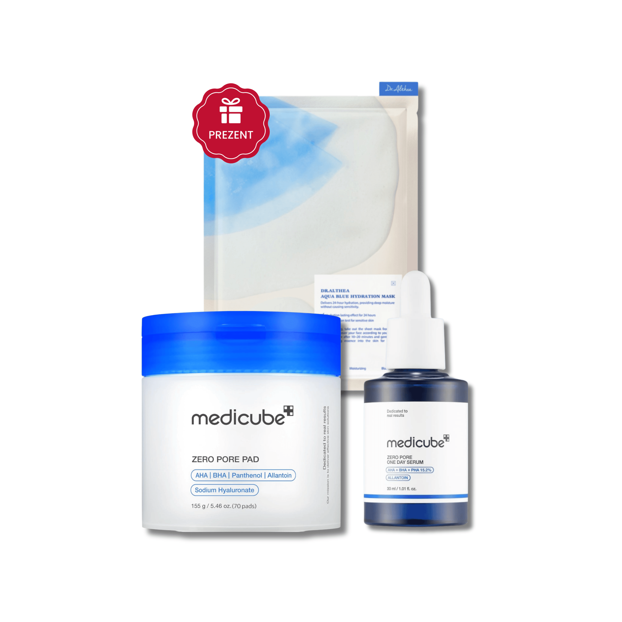 Zestaw Medicube - Blue Pore Refresh - 155g + 30ml + Maseczka 1szt Gratis - Ctrl+Glow